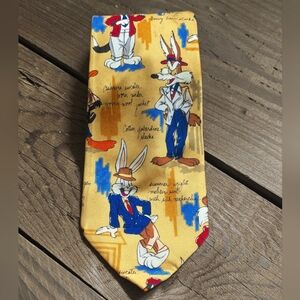 Vintage Warner Bros Silk Tie